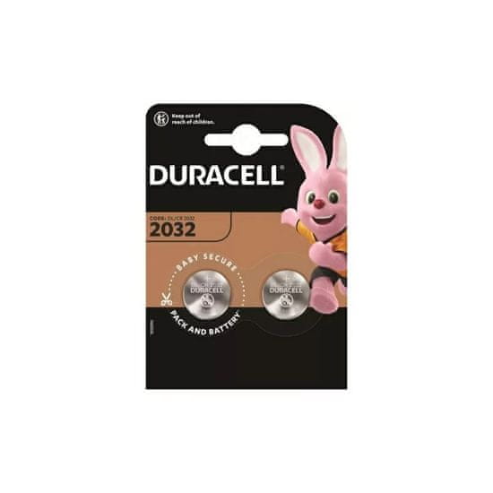 HJ  Baterie 3V CR2032 DURACELL 2ks (blistr)