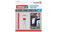 Tesa Nalepovací hřebík "Powerstrips 77777", na tapety, omítku, nastavitelný, 2 kg