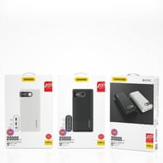 DUDAO K9Pro Power Bank 20000mAh 2x USB / USB-C / micro USB 2A, bílý