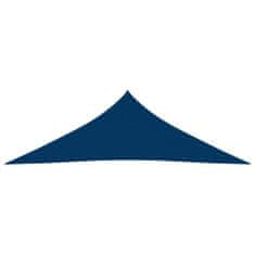 Greatstore Stínící plachta oxfordská látka trojúhelník 2,5x2,5x3,5 m modrá