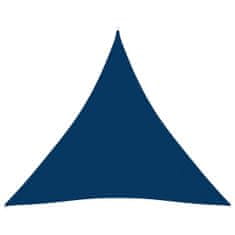 Greatstore Stínící plachta oxfordská látka trojúhelník 4,5x4,5x4,5 m modrá