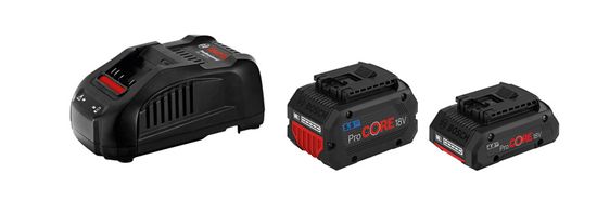 BOSCH Professional Akumulátor + nabíječka GBA ProCORE 18V 5.5 Ah + ProCORE 18V 4.0 Ah (1.600.A02.14A)