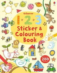 Usborne 123 sticker and colouring book