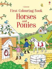 Usborne First Colouring Book Horses a Ponies