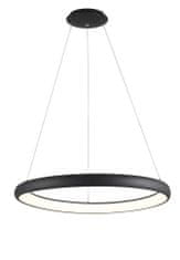 Nova Luce Nova Luce LED závěsné svítidlo Albi ve dvou velikostech a třech barvách - pr. 810 x 60 x 1140 mm, 80 W, 3000 K, hnědé NV 8105609