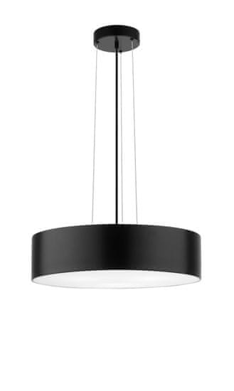 Nova Luce Nova Luce Moderní závěsné svítidlo Finezza ve třech barevných provedeních - 3 x 10 W, pr. 500 mm, matná černá NV 550401