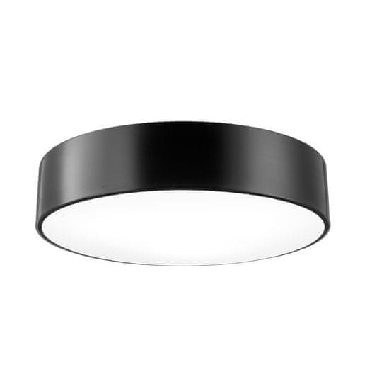 Nova Luce Nova Luce Moderní přisazené stropní svítidlo Finezza v několika variantách - 3 x 10 W, pr. 500 mm, matná černá NV 550403