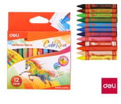 Deli stationery Voskovky DELI 12 barev ColoRun EC20800