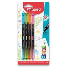 Maped Liner Graph´Peps Deco souprava 4 ks pastelové barvy