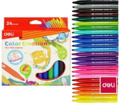 Deli stationery Fix DELI jumbo 24 barev Color Emotion EC10820