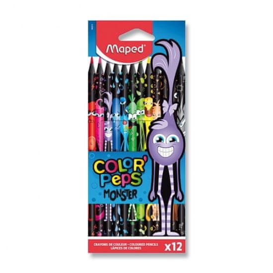 Maped Pastelky Color Peps Monster 12 barev
