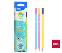 Deli stationery Tužka HB bez gumy trojhranná U-TOUCH DELI EU53000