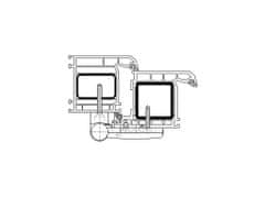 Simonswerk sada 3ks pantů SIKU 3D K 4040 RAL9016 bílý, 15-19 mm