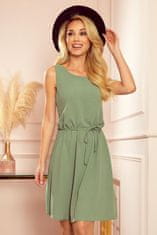 Numoco Dámské šaty 296-6 VICTORIA, khaki, S