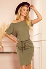 Numoco Dámské šaty 139-8, khaki, XS