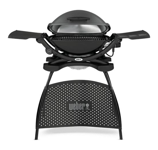 Weber Q 2400 elektrický gril se stojanem, tmavošedý