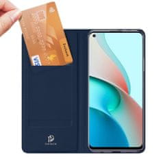 Dux Ducis Skin Pro knížkové kožené pouzdro na Xiaomi Redmi Note 9T 5G, modré