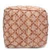 Pouf Minot brown 40x40x40 cm