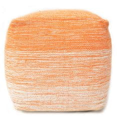 Bakero Pouf Delight orange/white 40x40x40 cm