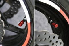 SEFIS čepičky ventilků na motorku černá