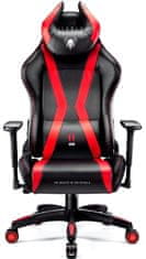 Diablo Chairs X-Horn 2.0, XL, černá/červená (5902560336887)