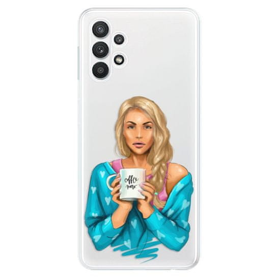 iSaprio Silikonové pouzdro - Coffe Now - Blond pro Samsung Galaxy A32 LTE