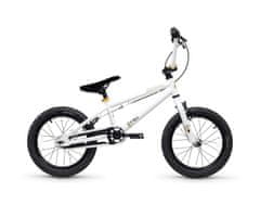 S'COOL Dětské BMX kolo XtriX mini 16 bílé/zlaté (od 105 cm)