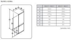Samsung vestavná chladnička BRB26705EWW + záruka 20 let na kompresor