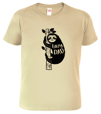 Hobbytriko Tričko s lenochodem pro tátu - Lazy Dad Barva: Mátová (95), Velikost: 2XL