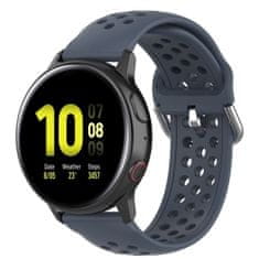 BStrap Silicone Dots řemínek na Samsung Galaxy Watch 3 41mm, dark gray