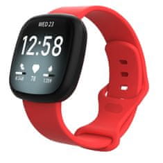 BStrap Silicone (Large) řemínek na Fitbit Versa 3, red