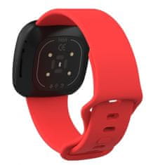 BStrap Silicone (Large) řemínek na Fitbit Versa 3, red