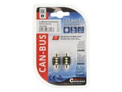 Compass Žárovka 3 LED SMD 12V suf.11X32 SV8.5 NEW-CAN-BUS bílá 2ks