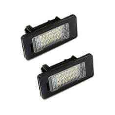 Daklos 2ks LED SPZ pro BMW E82, E88, E90, E90N, E91, E92, E93 M3, E46, E39, E60, E60N, E61N, E70, E71