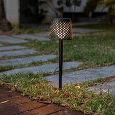 KINGHOME New Garden zahradní lampa GRETA SOLAR NEGRO 5v1 černá - LED