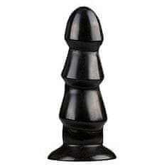 All Black All Black Anal Dildo With Ridges (17 cm)