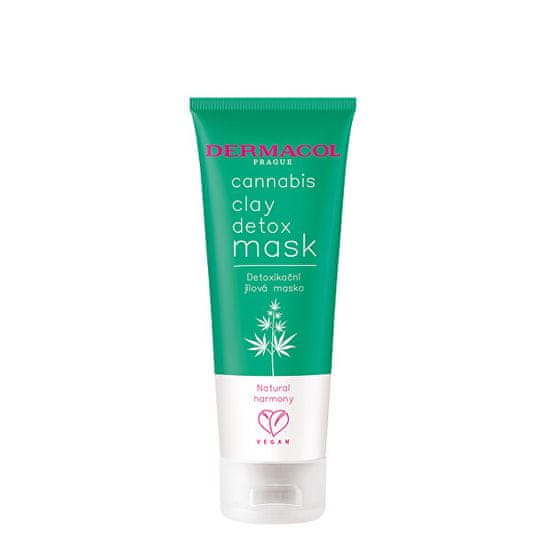 Dermacol Detoxikační jílová maska s konopným olejem Cannabis (Clay Detox Mask) 100 ml