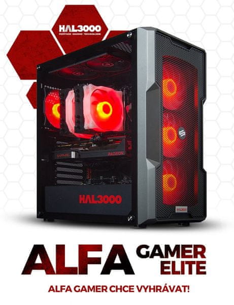 Herný počítač HAL3000 Alfa Gamer Elite AMD Ryzen 7