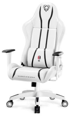 Diablo-Chairs X-One 2.0, XL, bílá/černá (5902560337839) výškové polohování funkce houpání stabilní základna