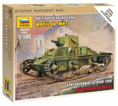 Zvezda Matilda Mk.I, Wargames (WWII) 6191, 1/100