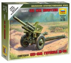 Zvezda houfnice 122 mm M1938 (M-30), Wargames (WWII) 6122, 1/72