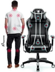 Diablo Chairs X-One 2.0, XL, černá/bílá (5902560336467)