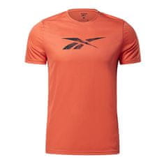 Reebok Pánské triko , WOR POLY GRAPHIC SS | GJ0896 | S | Oranžová