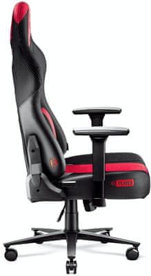 Gaming koliesková stolička Diablo-Chairs X-Player 2.0 XL, nastaviteľné operadlo podrúčky