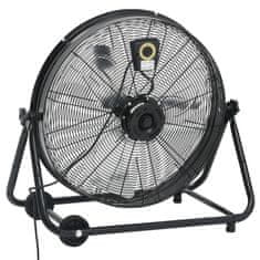 Vidaxl Průmyslový bubnový ventilátor 60 cm 180 W černý