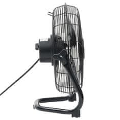 Greatstore Podlahový ventilátor 3 rychlosti 55 cm 100 W černý