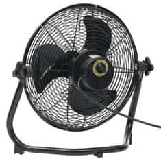 Greatstore Podlahový ventilátor 3 rychlosti 55 cm 100 W černý