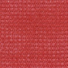 Greatstore Balkónová zástěna červená 120 x 400 cm HDPE