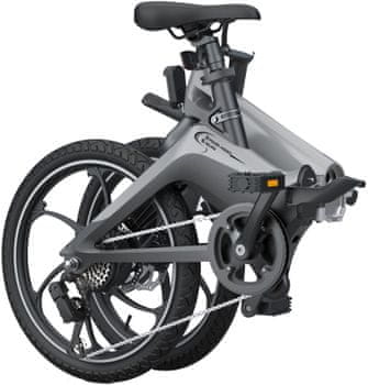Elektrický skladací bicykel MS Energy E-bike i10 do terénu aj do mesta výkonný motor nafukovacie pneumatiky veľké kolesá kompaktné rozmery robustná konštrukcia