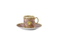 Rosenthal Versace ROSENTHAL VERSACE LA SCALA DEL PALAZZO ROSA Espresso šálek s podšálkem